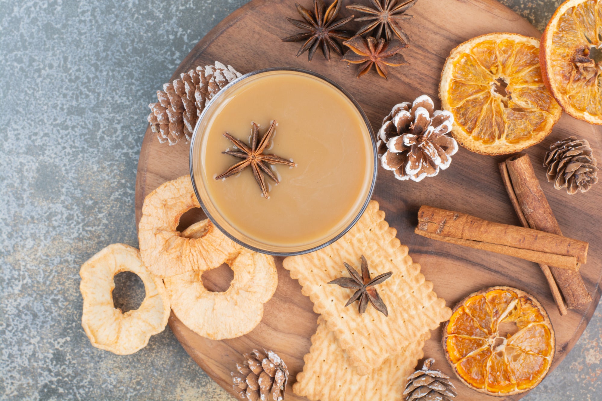 Christmas Spice & Orange Tea Latte Recipe