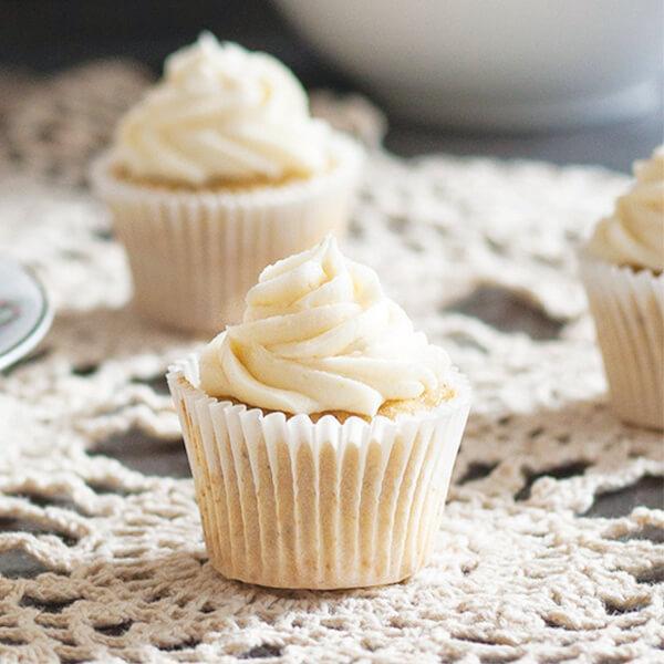 Earl Grey Mini Cupcakes