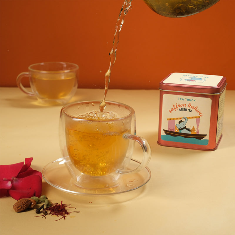 Saffron Kahwa Green Tea - Loose Tea