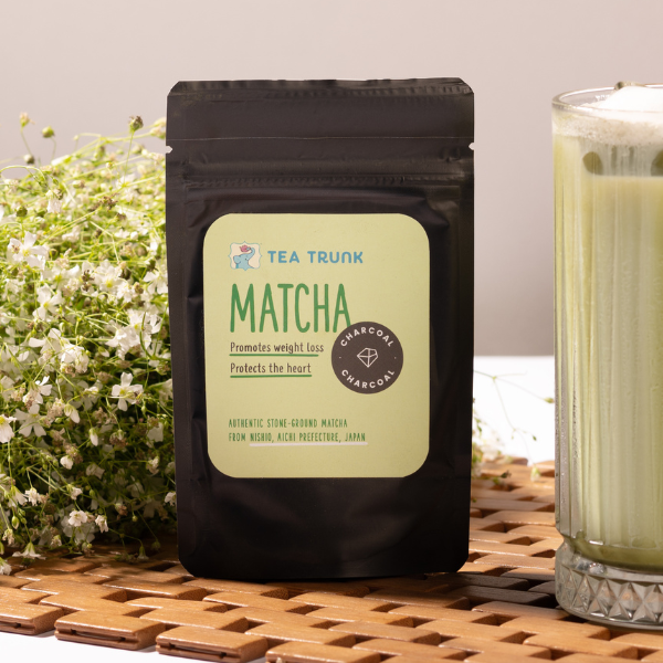 Activated Charcoal Matcha Green Tea pic1