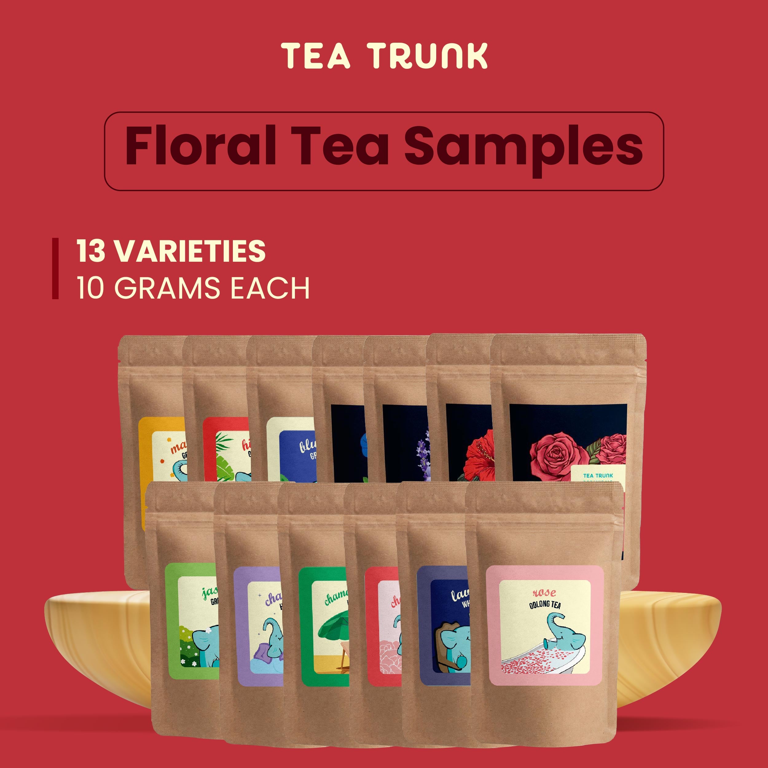 Floral Tea Samples