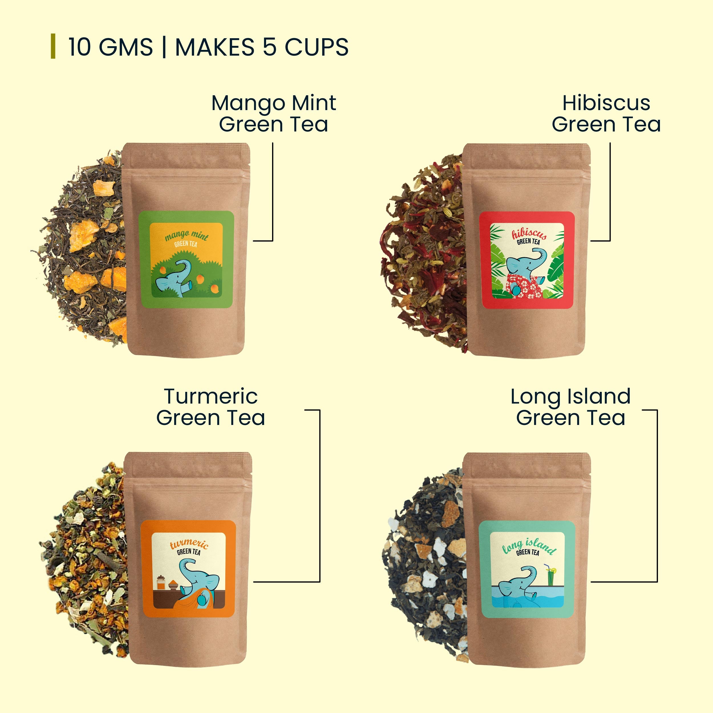 Green Tea Samples