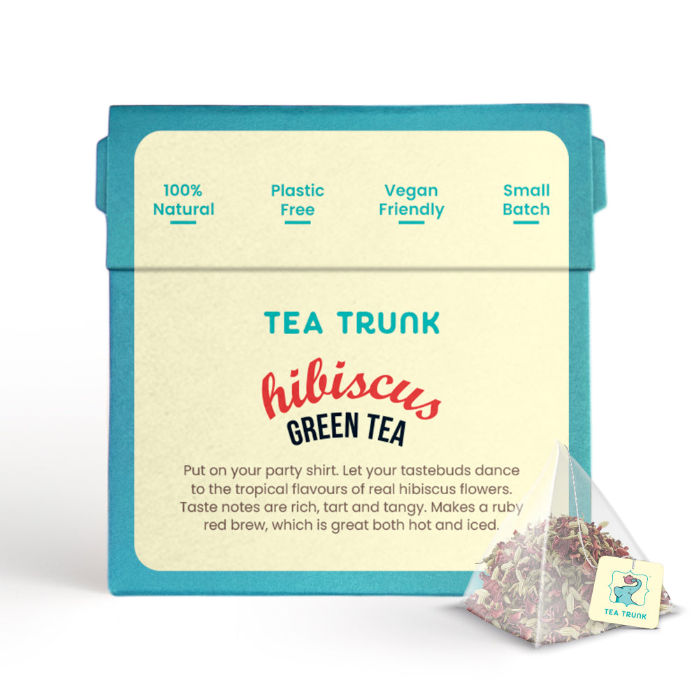 Hibiscus Green Tea - Tea Bags