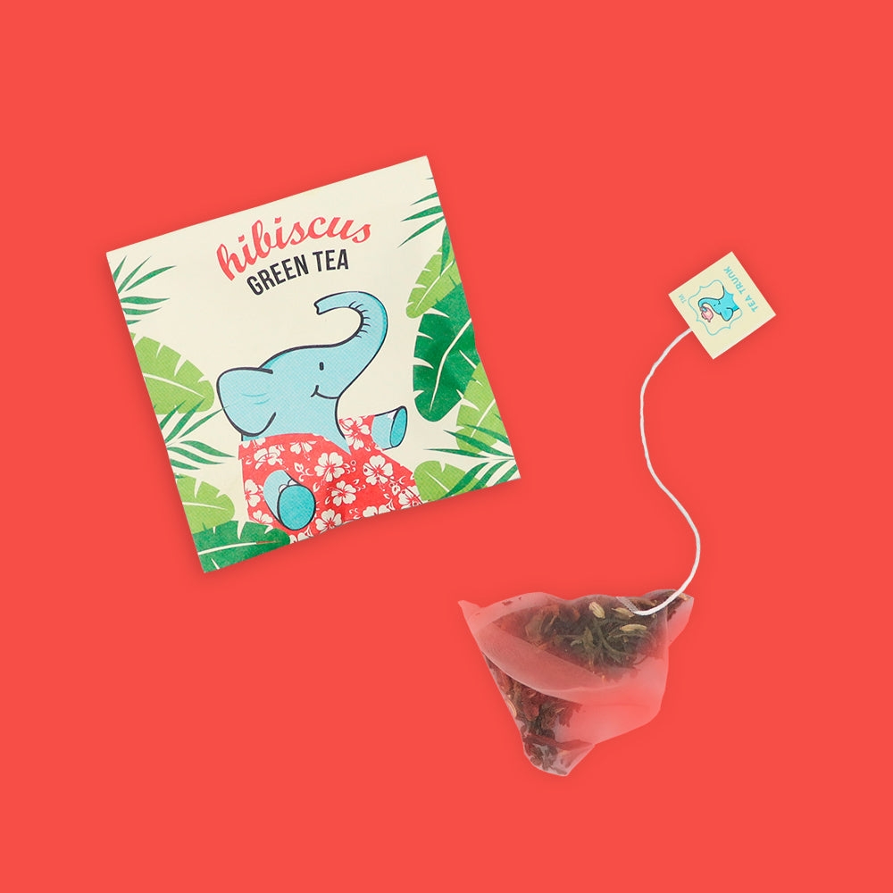 Hibiscus Green Tea - Tea Bags