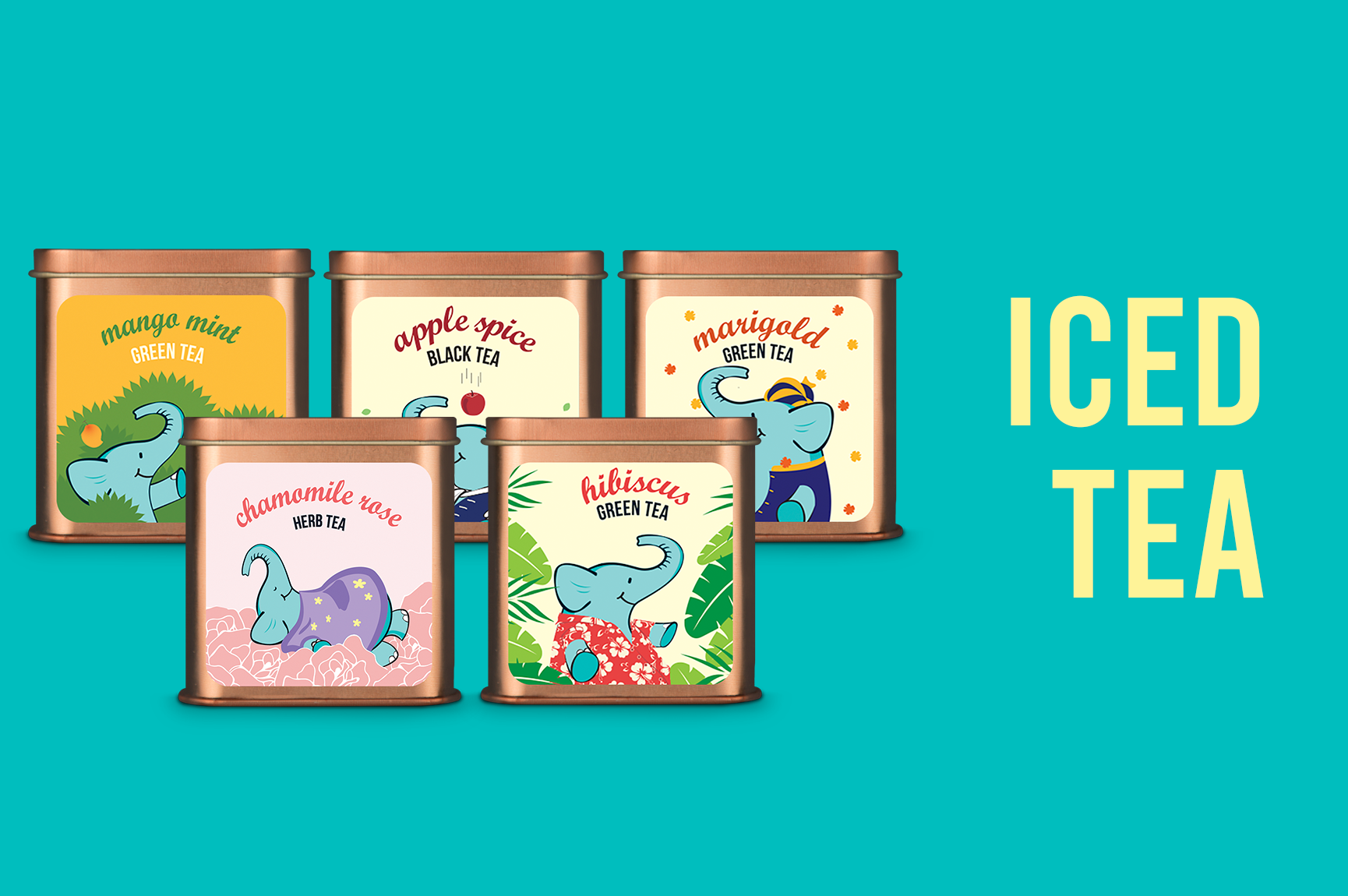 Buy Iced Teas online Refreshing Green Tea blends Tea Trunk