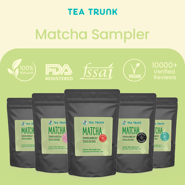 Matcha Tea Samples