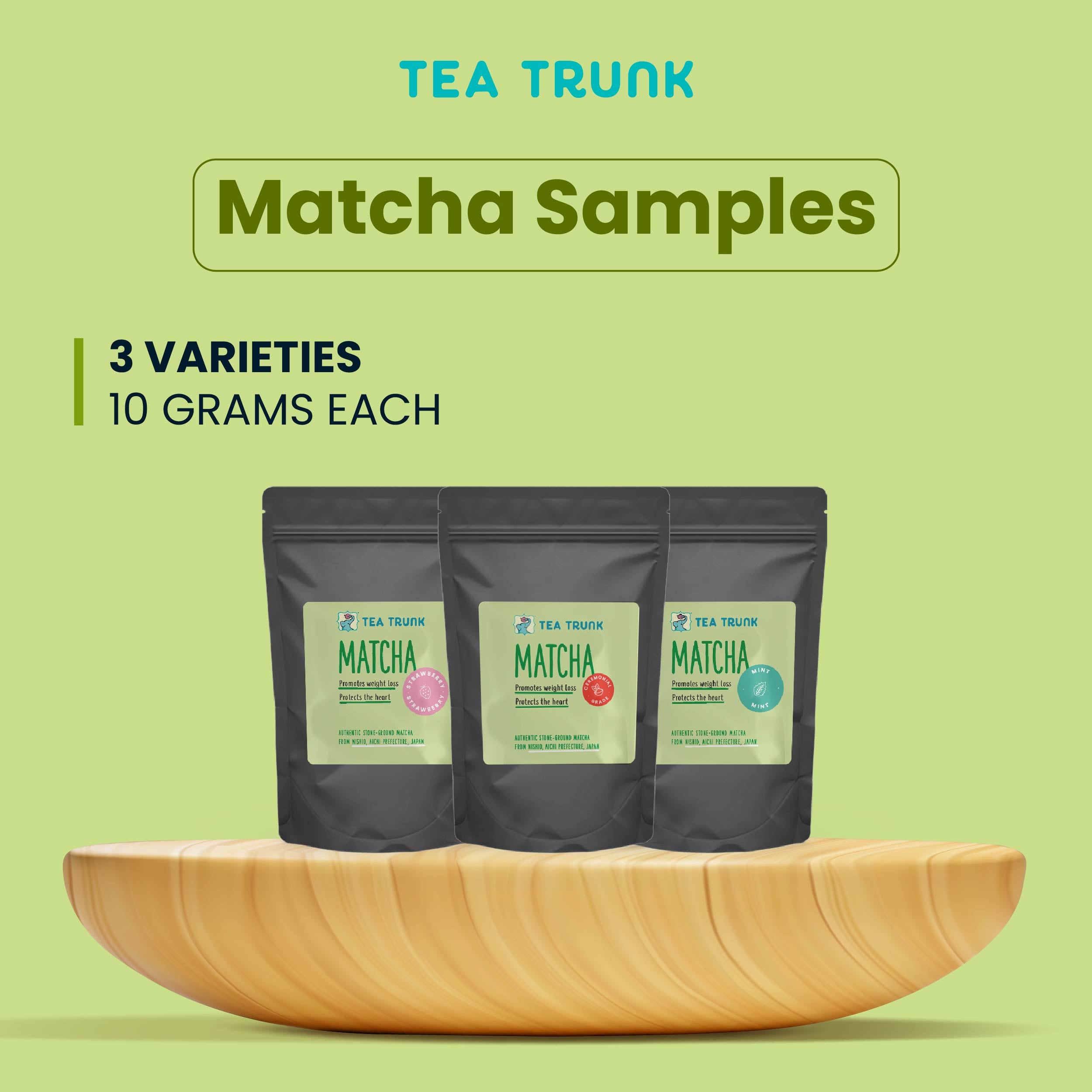 Matcha Tea Samples