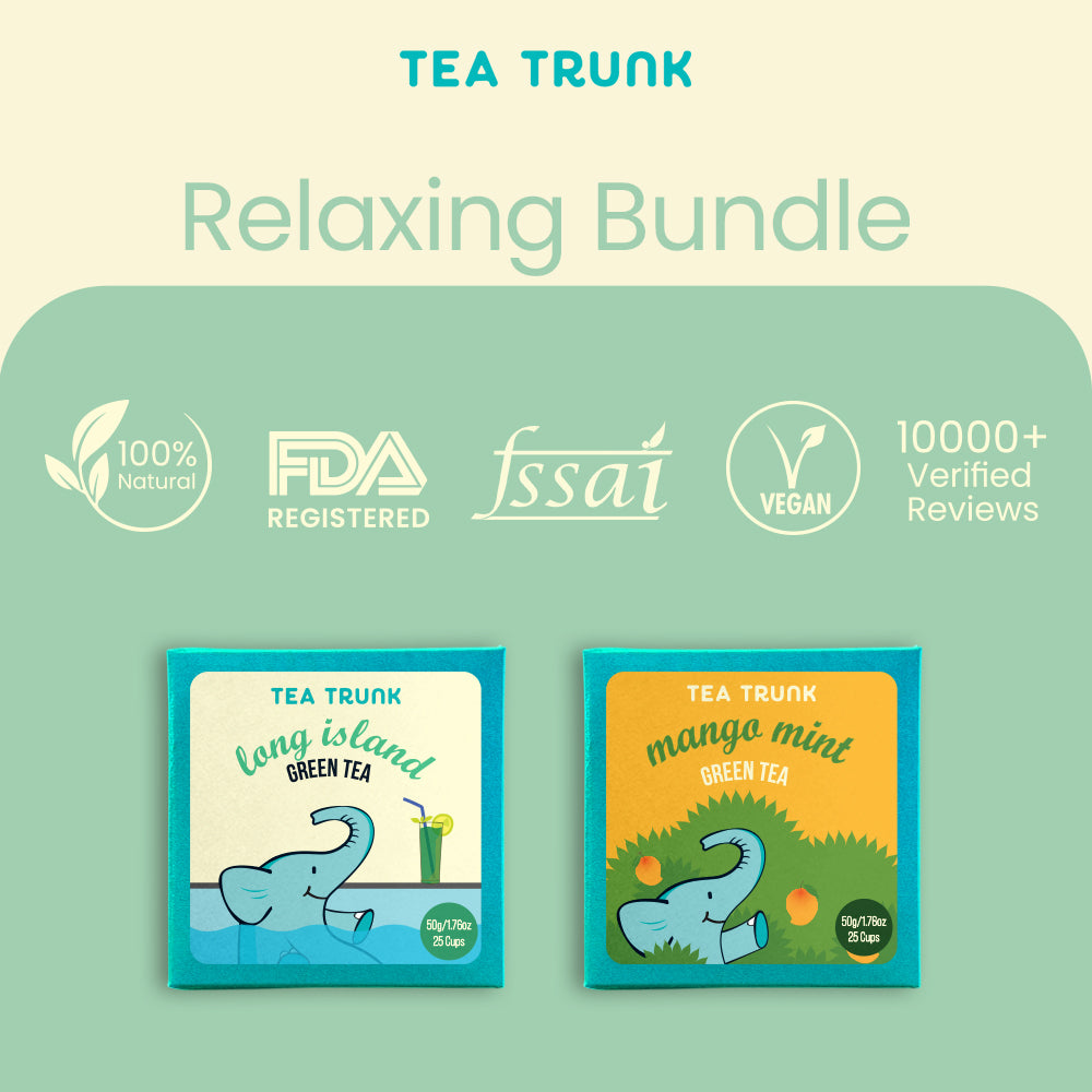 Relaxing Bundle | Herbal Teas for Stress Relief & Calm – Tea Trunk