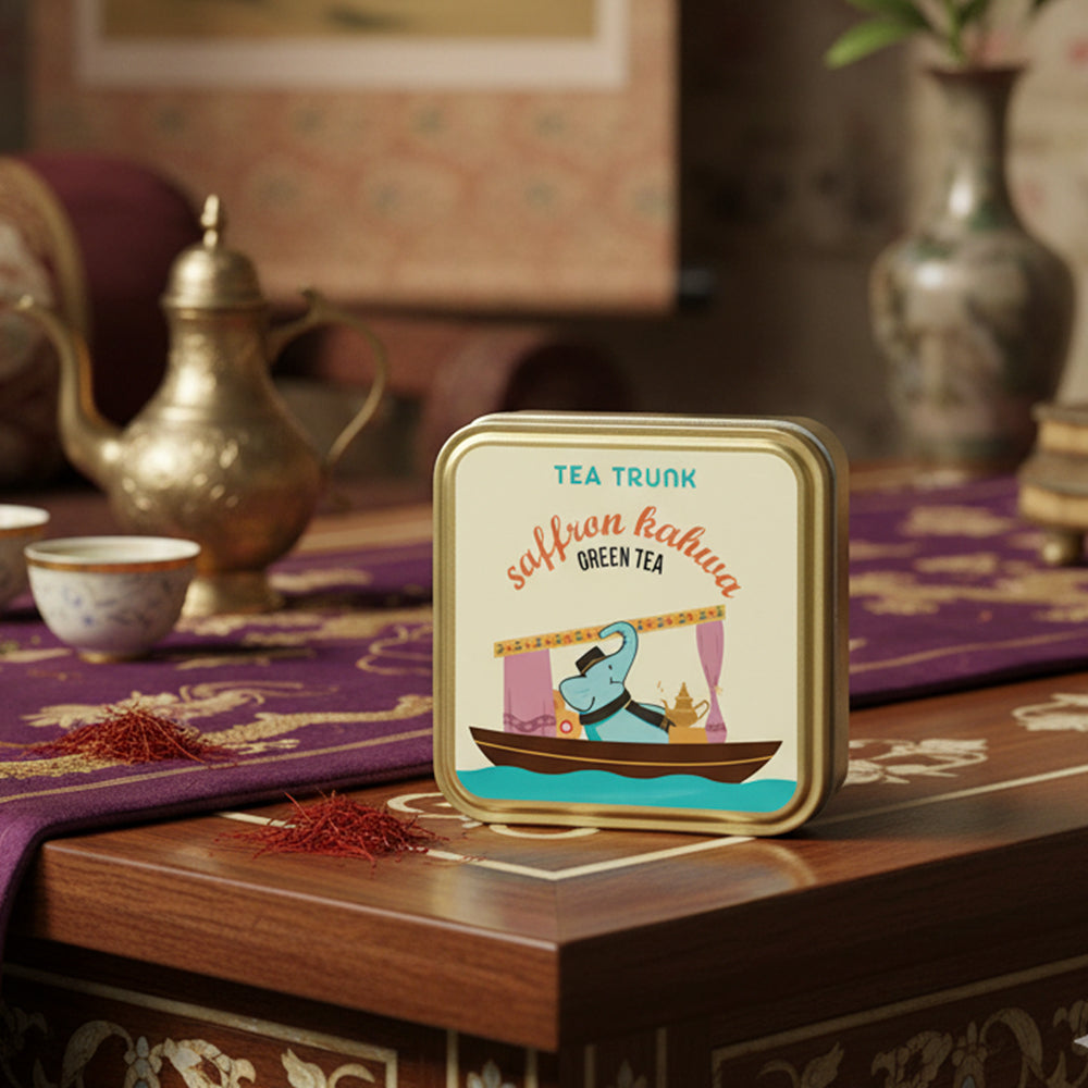 Saffron Kahwa Green Tea - Loose Tea