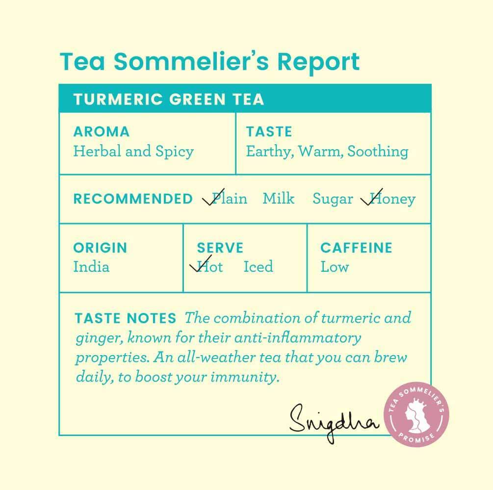 Turmeric Green Tea - Tea Trunk