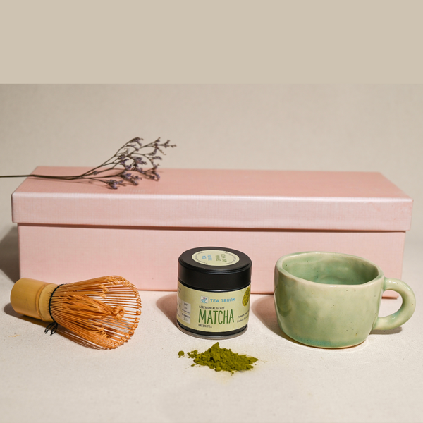 Ceramic Matcha Tea Whisk Set Gift Hamper