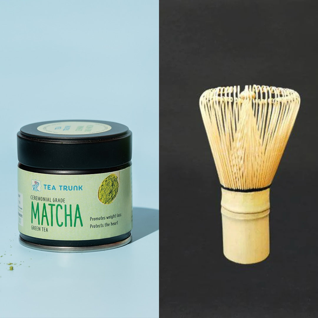 Matcha + Bamboo Whisk pic1