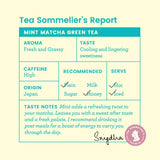 Mint Matcha Iced Green Tea - Tea Trunk